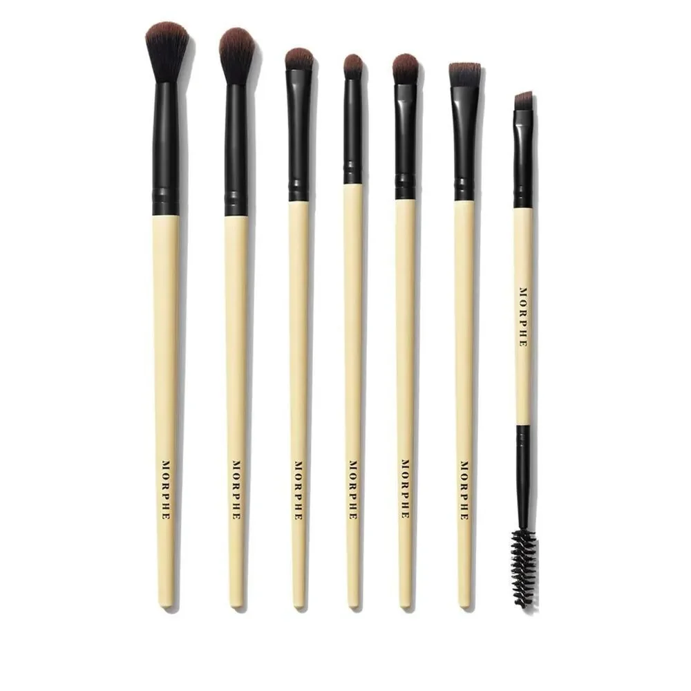 EARTH TO BABE 7-PIECE BAMBOO EYE BRUSH SET